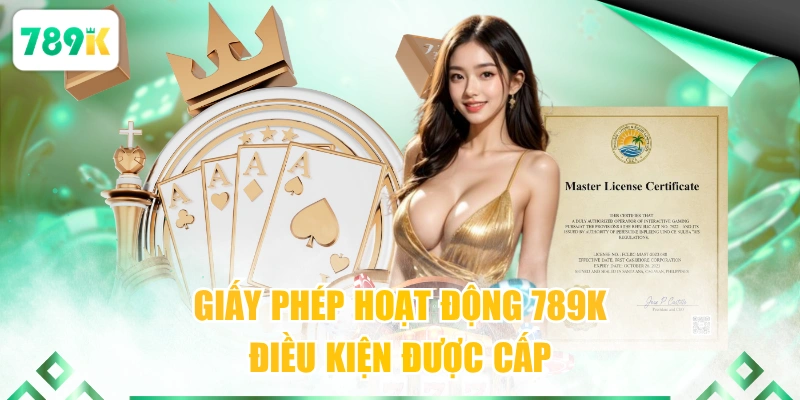 Giấy phép hoạt động 789K điều kiện được cấp